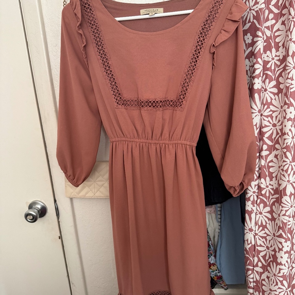 Classy pologram dress